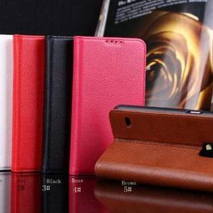 Luxurious Samsung Galaxy S5 Leather Wallet Case..