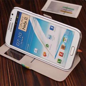 Cool Samsung Note 2 Wallet Case, Elegant Samsung..