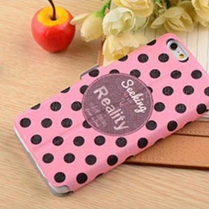 Cute Dot Iphone 6 Phone Case, Pu Leather Iphone 6..