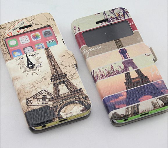 Pretty Iphone 5c Folio Eiffel Art Iphone 5c Case ,iphone 5c Flip Case, Iphone 5c Otter Box, Iphone 5c Tough Case, Iphone 5c Phone Cover